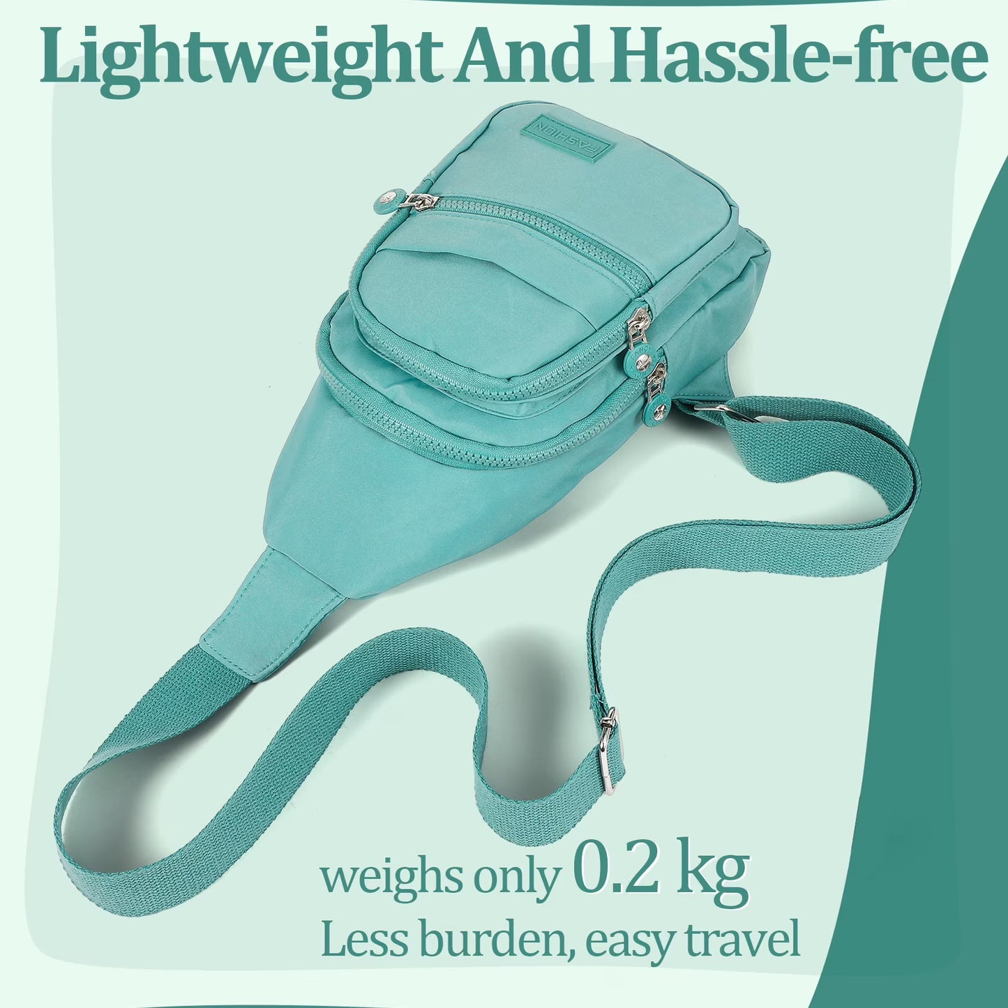 Bocaoying Crossbody Sling Bag 2 Pack
