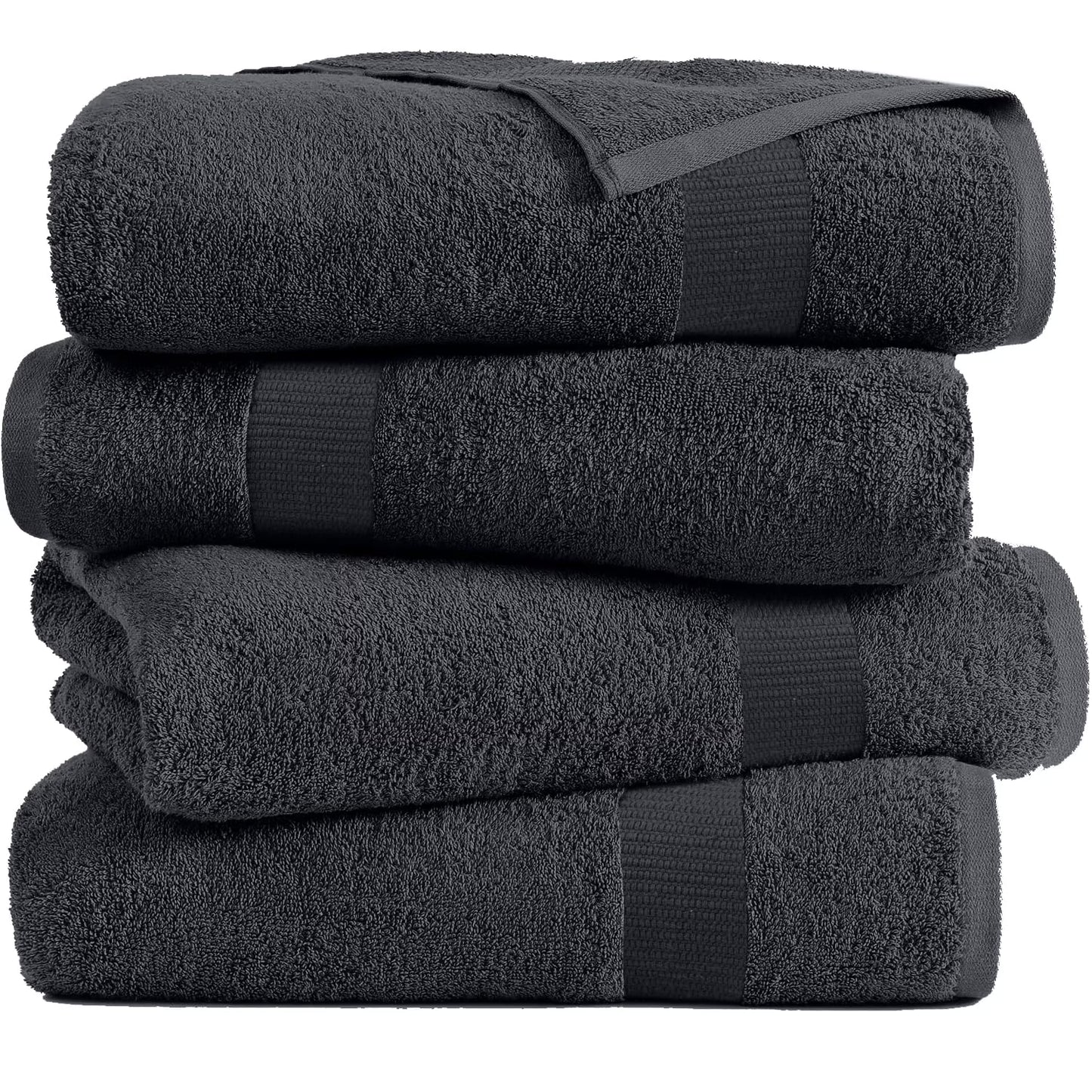 RIVERSIDE Cotton Bath Towels Set of 4