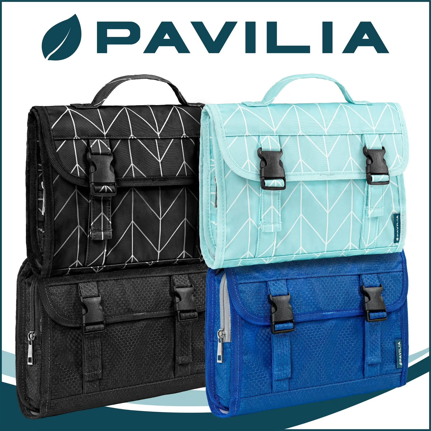 PAVILIA Travel Hanging Toiletry Bag